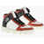 DSQUARED2 High-Top Sneakers Basket Leather Red
