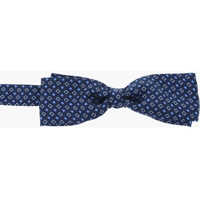 Papioane Cc Collection Geometric Patterned Silk Bow Tie Barbati