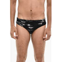 Sorturi de baie Beach Print Slip Swuimsuit Barbati