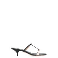 Sandale Salvatore Ferragamo Mini Bow Leather Mules Femei