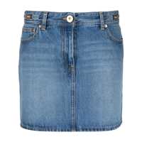 Fuste Versace Denim Mini Skirt Femei