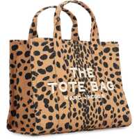 Genti de mana Marc Jacobs The Cheetah Medium Tote Bag Canvas Femei