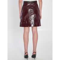 Imbracaminte Dama pagina 341 - Fuste Self-Portrait Leather Mini Skirt Red Femei (BM 18173496) - B-mall.ro