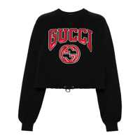 Pulovere Gucci Cotton Crew-Neck Sweatshirt Femei