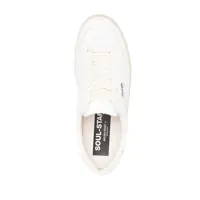 Incaltaminte Golden Goose Dama - Sneakers Golden Goose Soulstar White Low Top Sneakers With Logo Patch On The Tongue And Logo Lettering On Side And Heel In Leather Woman WHITE Femei (BM 18176037) - B-mall.ro