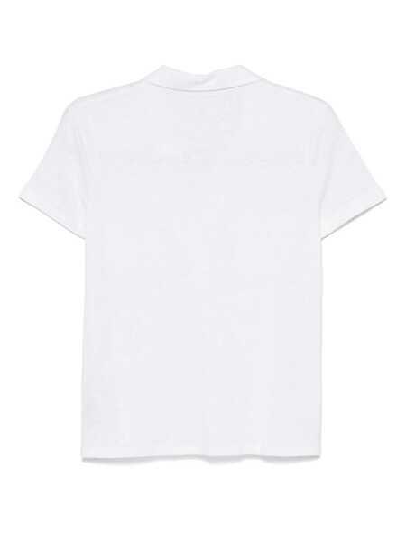 Tricouri Polo Filatures Du Lion SHORT SLEEVE POLO White Femei (BM 18178098) 2