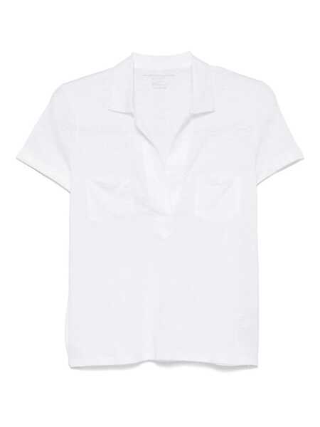 Tricouri Polo Filatures Du Lion SHORT SLEEVE POLO White Femei (BM 18178098) 1