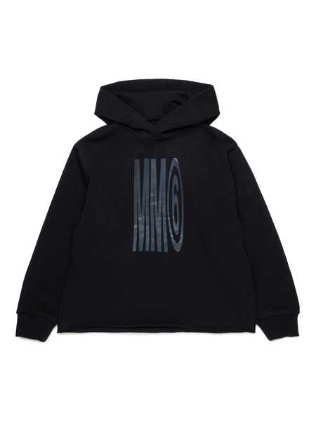 Pulovere casual MM6 Maison Margiela MM6S105U SWEATSHIRT Black   Fete (BM 18178317) 1