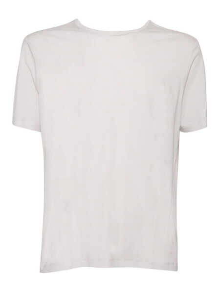 Tricouri Filatures Du Lion SHORT SLEEVE T-SHIRT Beige Barbati (BM 18178350) 1