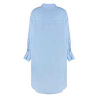 Imbracaminte 120% LINO Dama - Rochii 120 LINO 120 Lino Linen Shirtdress BLUE Femei (BM 18179730) - B-mall.ro
