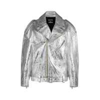 Geci Halfboy Metallic Leather Jacket Femei