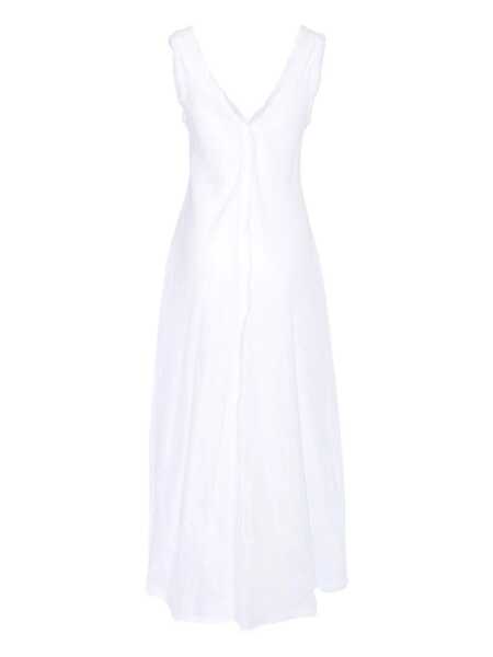 Rochii lungi P.A.R.O.S.H. DRESS White Femei (BM 18180771) 1