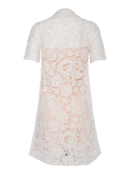 Rochii lungi P.A.R.O.S.H. DRESS White Femei (BM 18180813) 2