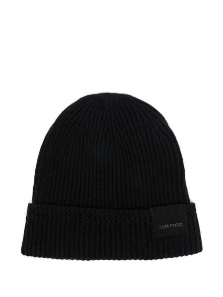 Caciuli Tom Ford Cashmere beanie Blue Barbati (BM 18180993) 1
