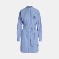 Rochii casual LAUREN RALPH LAUREN DRESS 200963845001 BLUE WHITE Femei