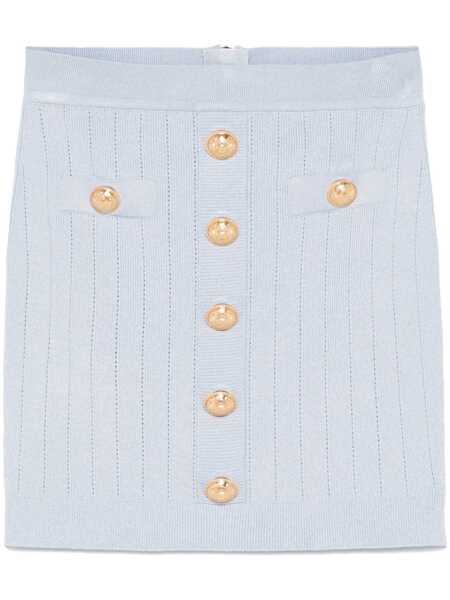 Fuste Balmain Balmain Skirts BLUE Femei (BM 18182397) 1