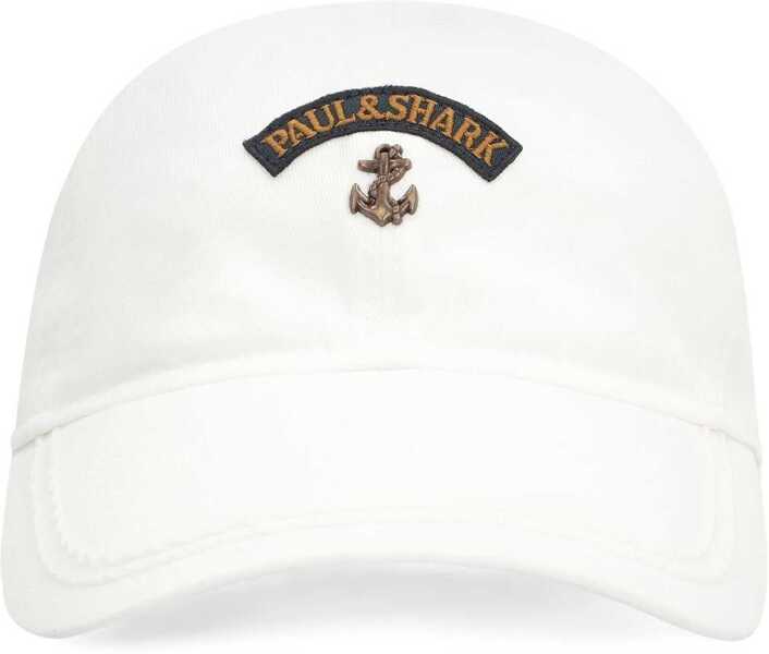 Sepci Paul&Shark Paul & Shark Logo Baseball Cap WHITE Barbati (BM 18182679) 1
