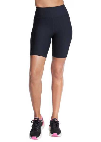 Pantaloni scurti SKECHERS Go Flex Rib High Waisted 8 Inch Bike Short Black Femei (BM 18182959) 1