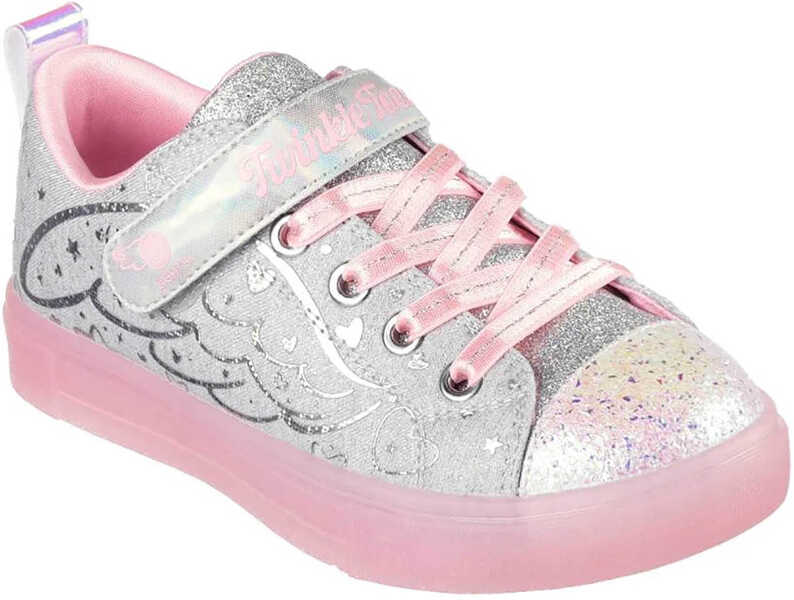 Sneakers SKECHERS S Lights Twinkle Sparks Heather Magic Gray/Pink Grey/Pink Fete (BM 18183073) 1