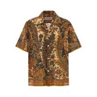 Camasi Valentino Garavani 'Voyage Imaginaire' Bowling Shirt Barbati
