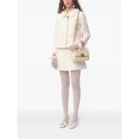 Fuste Valentino Garavani Dama - Fuste Valentino Garavani Valentino Garavani White Wool Mini Skirt Beige Femei (BM 18185478) - B-mall.ro