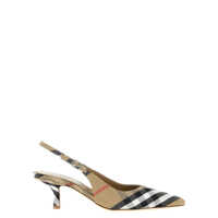 Pantofi cu toc Burberry Slingback Check Femei