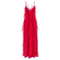 Rochii Alberta Ferretti Chiffon Dress Femei