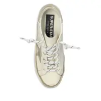 Incaltaminte Golden Goose Dama - Sneakers Golden Goose Golden Goose Super Star Leather Upper Laminated Star And Heel Glitter Edge Shoes WHITE Femei (BM 18187164) - B-mall.ro