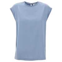 Tricouri Brunello Cucinelli Satin T-Shirt Femei