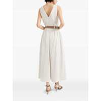 Imbracaminte Dama pagina 551 - Rochii Brunello Cucinelli Brunello Cucinelli Precoius Shoulder Detail Dress WHITE Femei (BM 18187980) - B-mall.ro