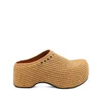 Pantofi cu toc Marni Brown Leather Sandals Femei