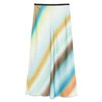Fuste Paul Smith Watercolour-Effect Midi Skirt Femei