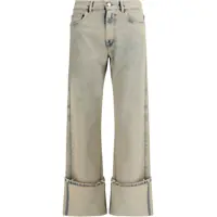 Blugi Boyfriend Jeans with cuff Femei