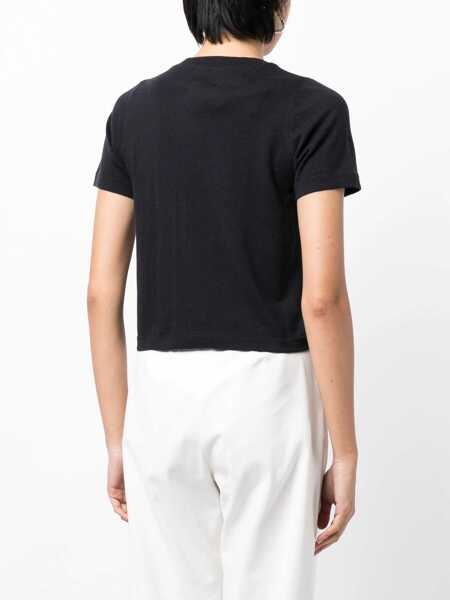 Tricouri EXTREME CASHMERE Knit T-Shirt NAVY Femei (BM 18189148) 4