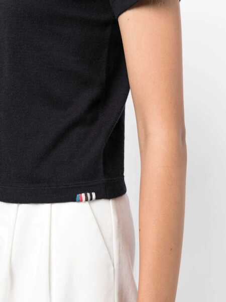 Tricouri EXTREME CASHMERE Knit T-Shirt NAVY Femei (BM 18189148) 5