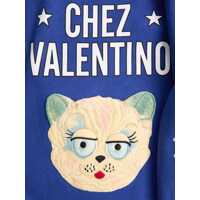Imbracaminte Valentino Garavani Dama - Bluze de trening Valentino Garavani Embroidered Cotton Sweatshirt BLUE Femei (BM 18189211) - B-mall.ro