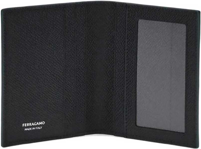 Portofele Ferragamo Leather Card Holder MOSS Barbati (BM 18189619) 3
