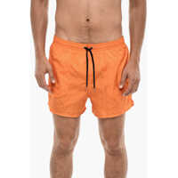Bermude Logo Print Midi Boxer Swimsuit Barbati