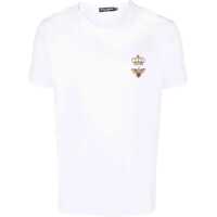 Tricouri "Bee And Crown" Embroidered T-Shirt Barbati