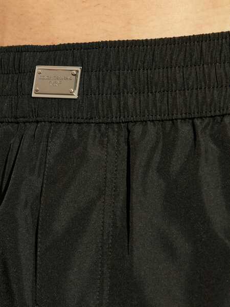 Bermude Dolce & Gabbana Logo Plaque Swimsuit BLACK Barbati (BM 18189994) 5