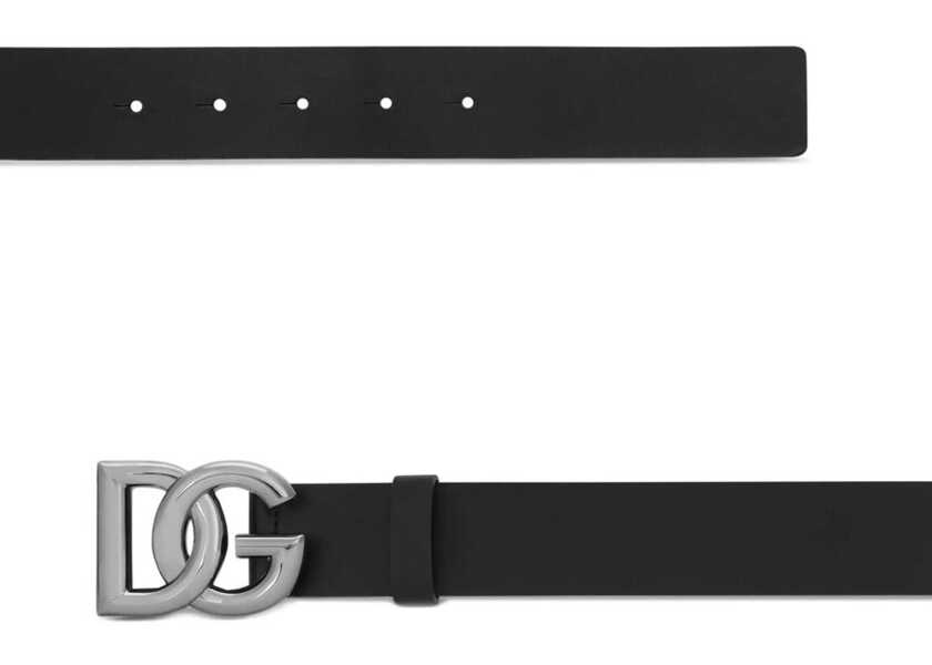 Curele Dolce & Gabbana Leather Belt BLACK Barbati (BM 18189997) 2
