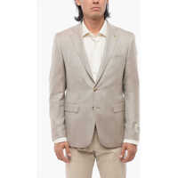 Sacouri CORNELIANI Cc Collection Half-Lined Refined Silk Blend Blazer