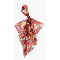 Esarfe Floral Patterned Lightweight Fabric Foulard Barbati