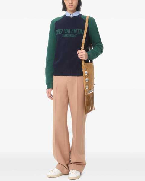 Pulovere Valentino Garavani Chez Valentino Sweater ULTRAMARINE DARK BLUE/DARKWOOD Barbati (BM 18190513) 2