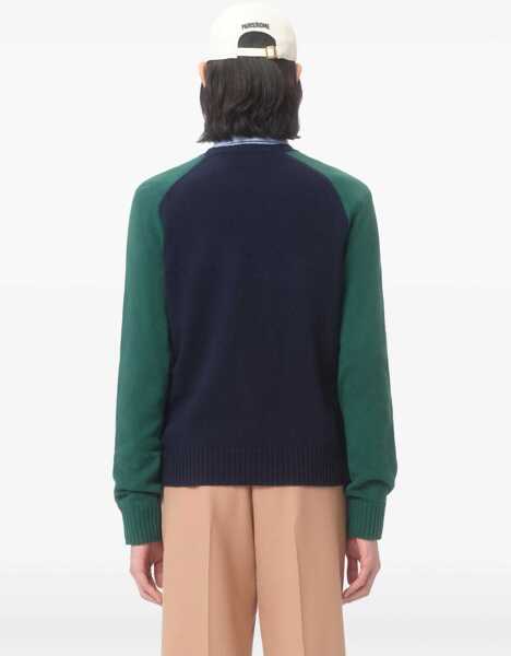 Pulovere Valentino Garavani Chez Valentino Sweater ULTRAMARINE DARK BLUE/DARKWOOD Barbati (BM 18190513) 3