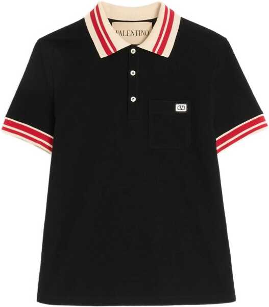 Tricouri Polo Valentino Garavani Polo Sweater NERO Barbati (BM 18190528) 1