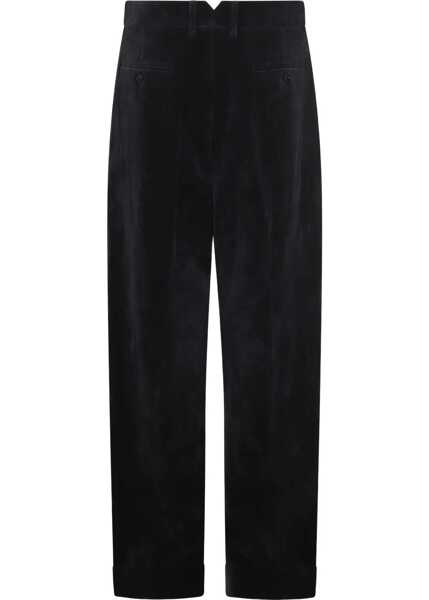 Pantaloni casual Valentino Garavani Velvet Pants NOTTE Barbati (BM 18190567) 2