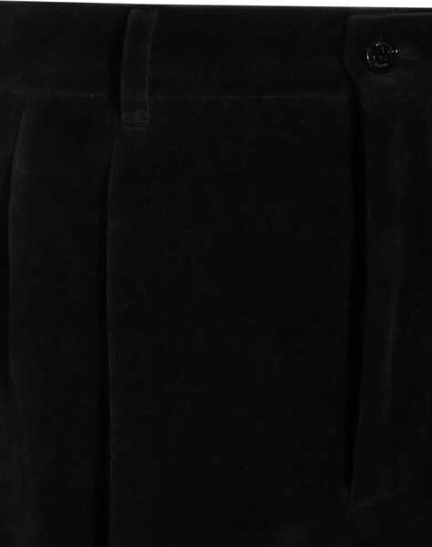 Pantaloni casual Valentino Garavani Velvet Pants NOTTE Barbati (BM 18190567) 4