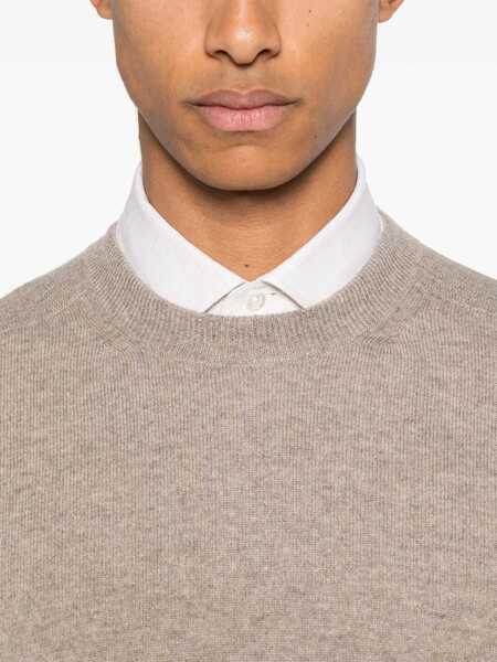 Pulovere BRIONI Cashmere Sweater BEIGE Barbati (BM 18190576) 5