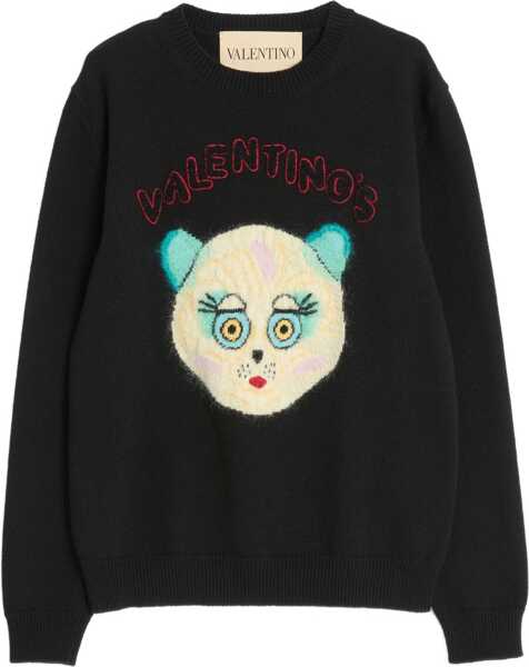 Pulovere Valentino Garavani Le Chat De La Maison Sweater NERO Barbati (BM 18190579) 1